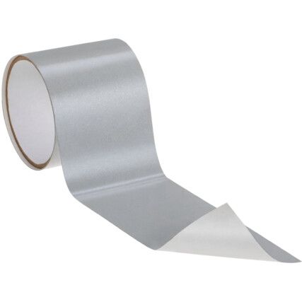 TRANSFER LABEL MATERIAL 3929 BRIGHT SILVER GLOSS 152MMx508M