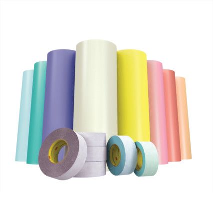E1720 Double Sided Tape, Polyethylene Foam, Teal, 1372mm x 23m