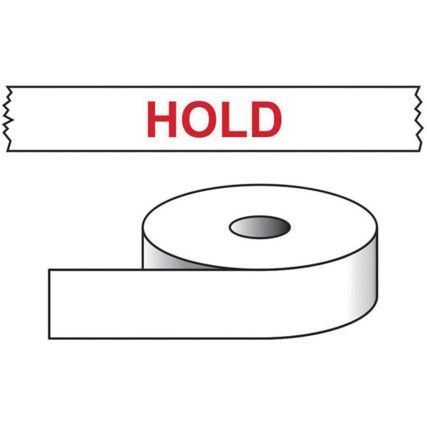 HOLD - PRINTED TAPE (50MM X 66M)