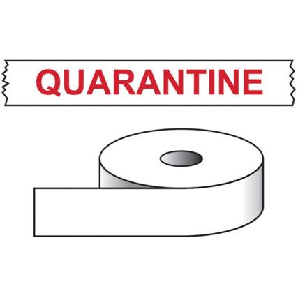 QUARANTINE - PRINTED TAPE (50MMX66M)