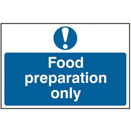 FOOD PREPARATION ONLY - PVC (300X200MM)