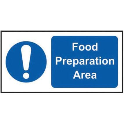 FOOD PREPARATION AREA - SAV (200X100MM)