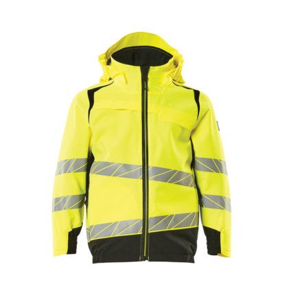 ACCELERATE SAFE OUTER SHELL JACKET FOR CHILDRENHI-VIS YELLOW/BLACK (104)